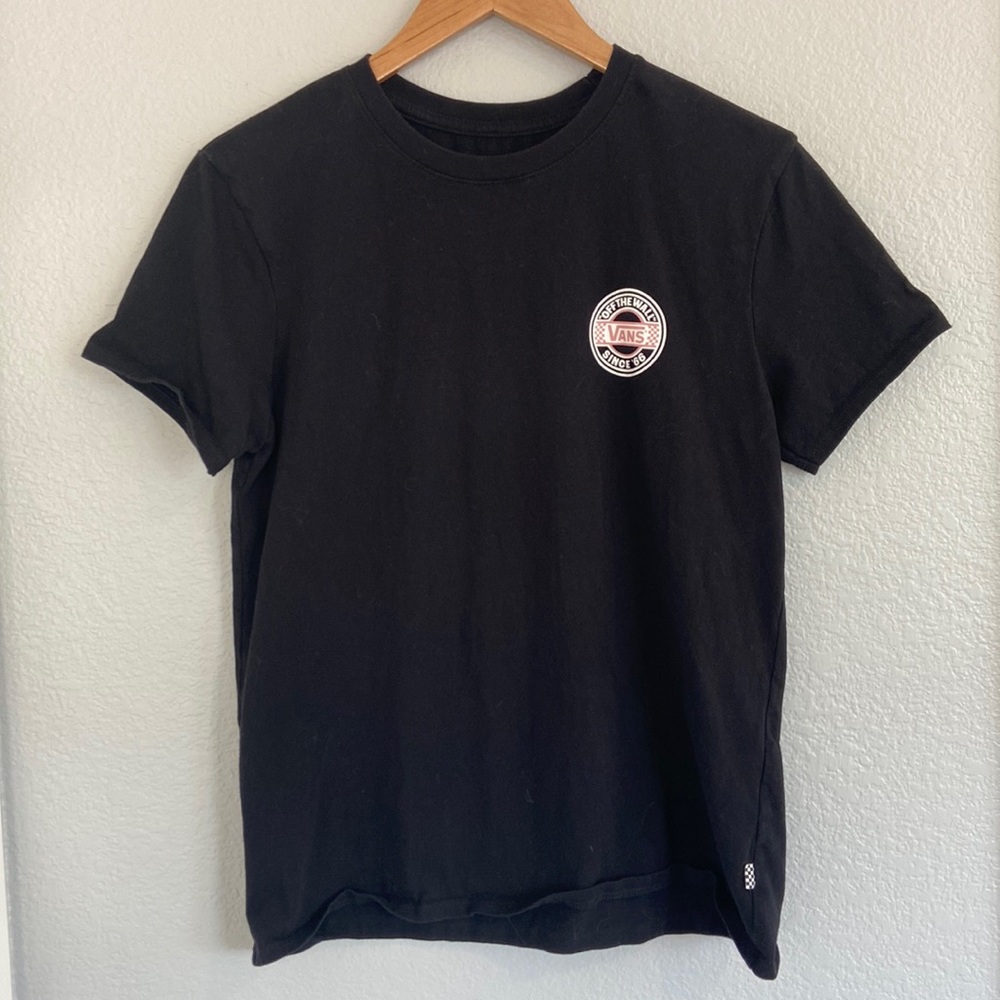 Women's Vans Black Short Sleeve Top
